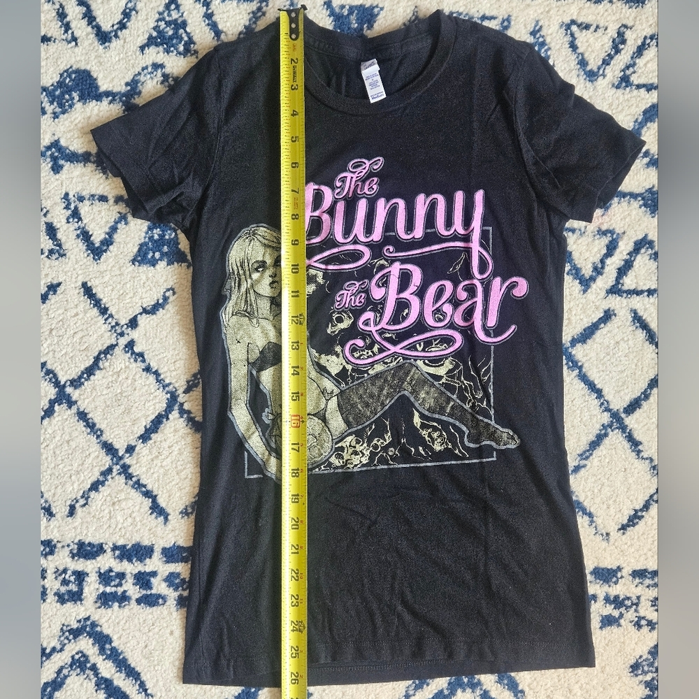 The Bunny The Bear Band Merch Shirt Amputee Horror Black Purple - Picture 7 of 8